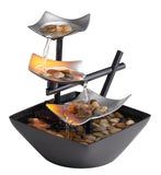 Load image into Gallery viewer, Homedics EnviraScape Silver Springs Relaxation Fountain