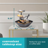 Load image into Gallery viewer, Homedics EnviraScape Silver Springs Relaxation Fountain