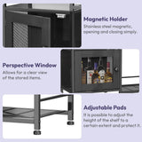 Load image into Gallery viewer, SWTYMIKI Farmhouse Coffee Bar Cabinet with Drawers, Multi-Purpose Buffet Sideboard Cabinet, Coffee Stand Station for Kitchen Living Room Corner Small Space, Espresso