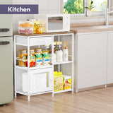 Load image into Gallery viewer, SWTYMIKI Farmhouse Coffee Bar Cabinet with Drawers, Multi-Purpose Buffet Sideboard Cabinet, Coffee Stand Station for Kitchen Living Room Corner Small Space, Espresso