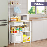 Load image into Gallery viewer, SWTYMIKI Farmhouse Coffee Bar Cabinet with Drawers, Multi-Purpose Buffet Sideboard Cabinet, Coffee Stand Station for Kitchen Living Room Corner Small Space, Espresso